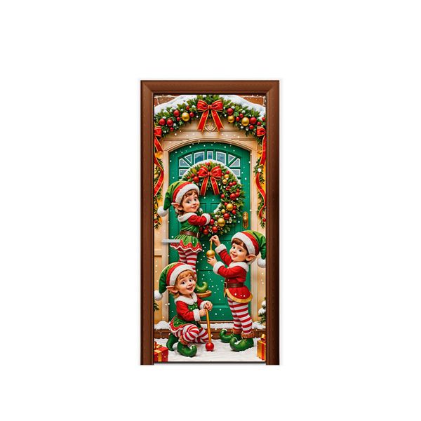 Capa de Porta Veste Facil Com Elástico Tema Feliz Natal 5