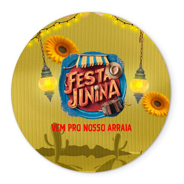 Painel Redondo Tema Festa Junina 11