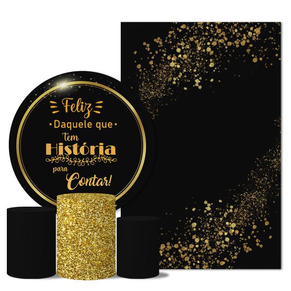Trio Capas + Painéis Casado Veste Fácil Aniversário
