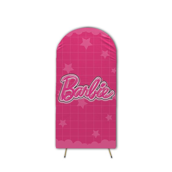 Capa Painel Romano Tema Barbie 1