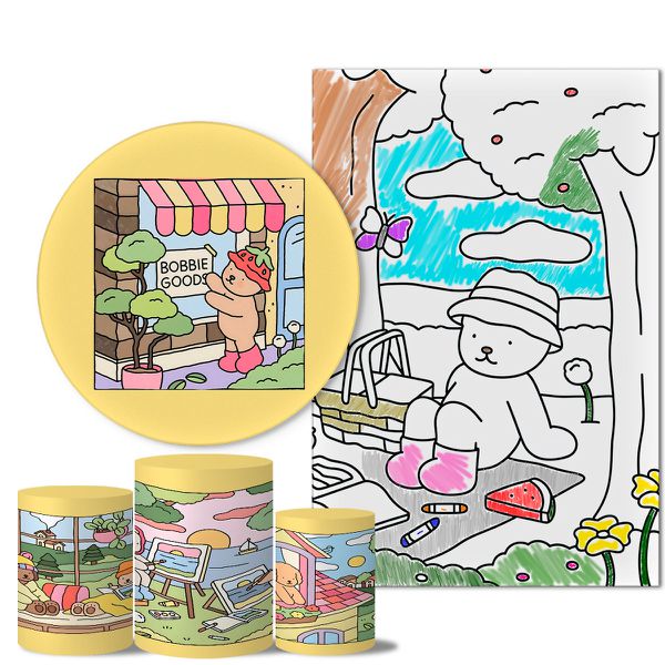 Trio Capas + Painéis Casado Veste Fácil Bobbie Goods Amarelo