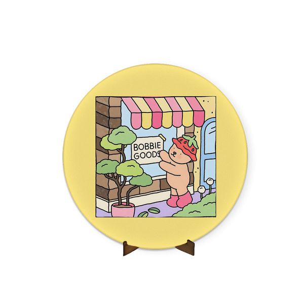 Painel Redondo 50x50 Veste Fácil Bobie Goods Amarelo