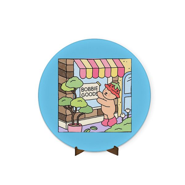 Painel Redondo 50x50 Veste Fácil Bobie Goods Azul