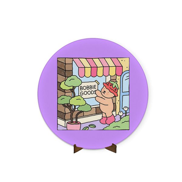 Painel Redondo 50x50 Veste Fácil Bobie Goods Roxo