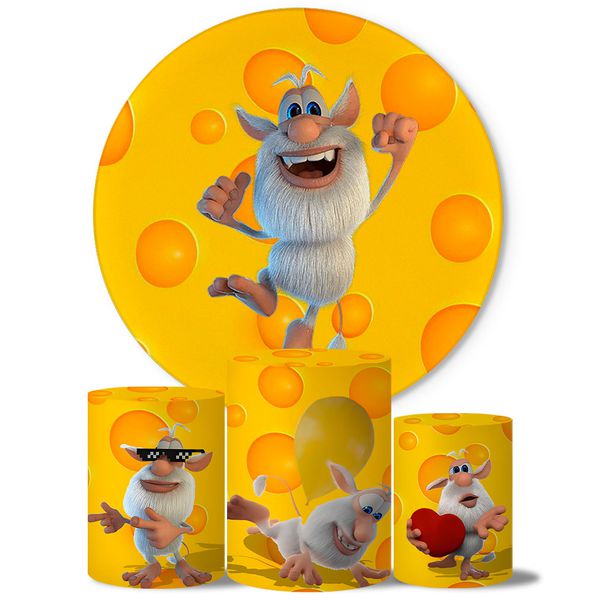 Trio de Capas Cilindros + Painel Veste Fácil Tema Booba