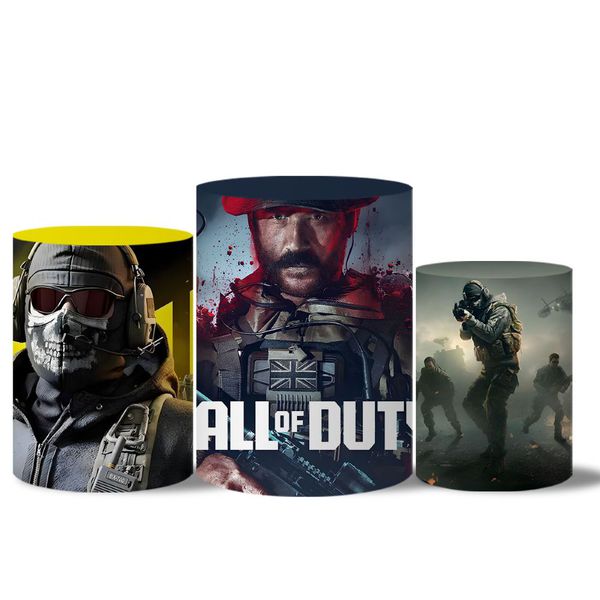 Trio Capas Cilindros Tema Call Of Duty