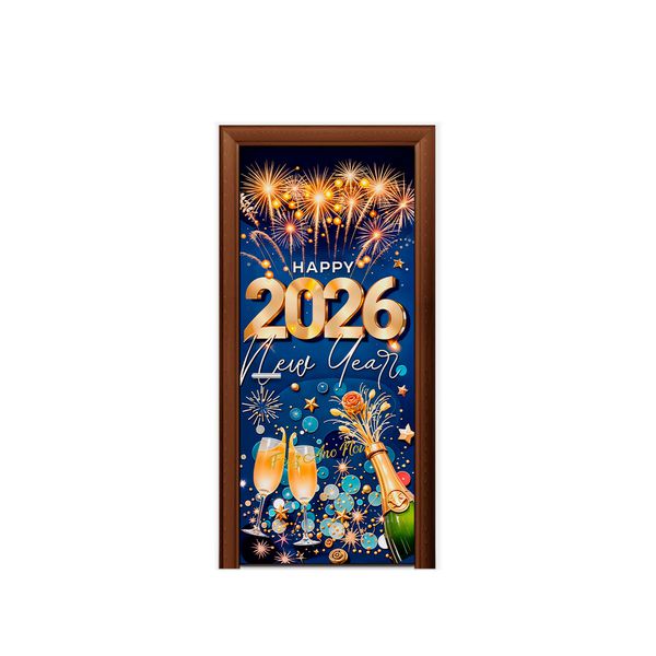 Capa de Porta Veste Facil Com Elástico Tema Ano Novo 5