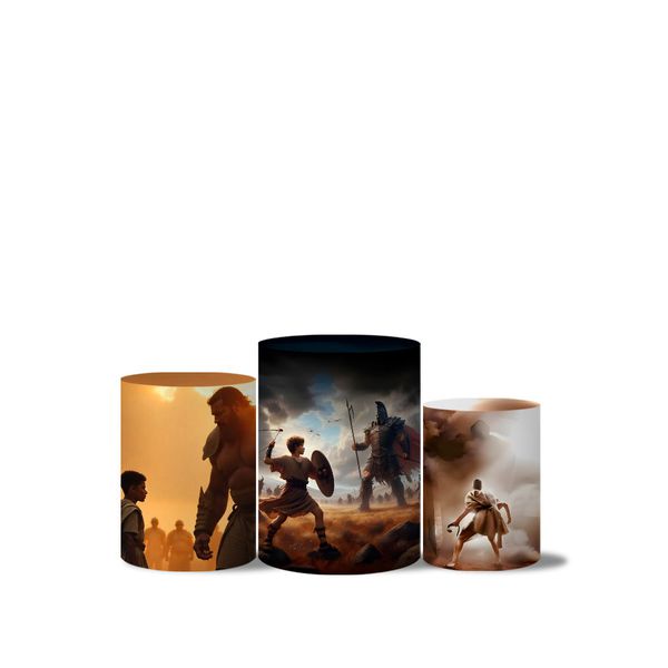 Trio Capas Cilindros Veste Fácil Davi e Golias 3
