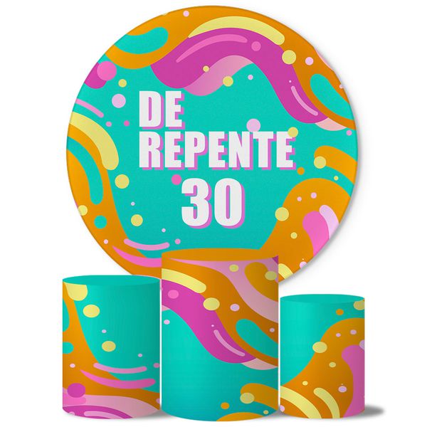 Trio Capas Cilindros + Painel Veste Fácil De Repente 30