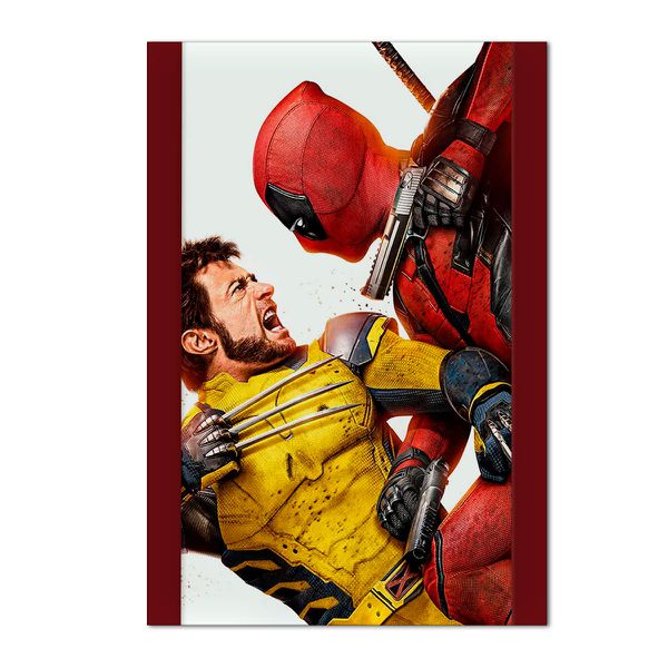 Painel Festa Retangular Deadpool e Wolverine