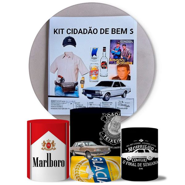 Trio Capas Cilindros + Painel Veste Fácil Del Rey