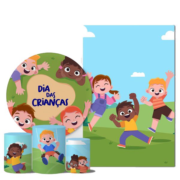 Trio Capas + Painéis Casado Tema Dia das Crianças 11