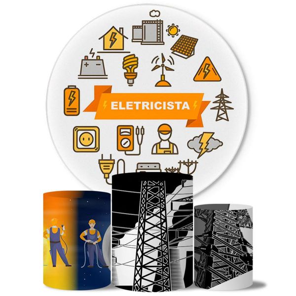 Trio Capas Cilindros + Painel Veste Fácil Eletricista