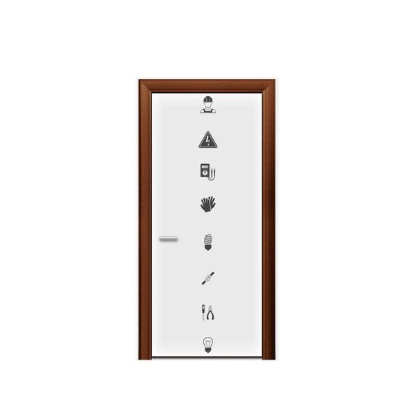 Capa de Porta Tema Eletricista