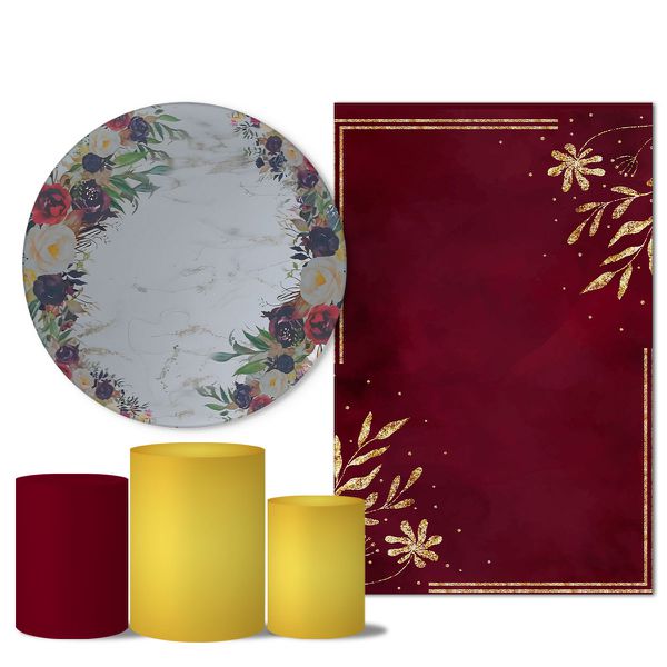 Trio Capas + Painéis Casado Veste Fácil Floral 16