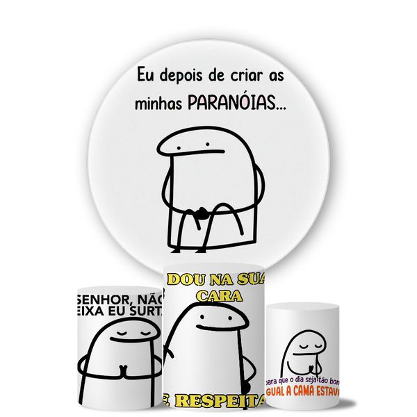 Trio Capas Cilindros + Painel Veste Fácil Flork Surtado