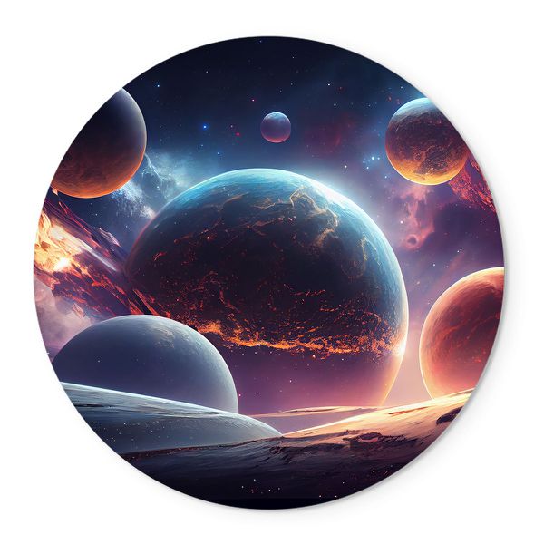Painel Redondo Veste Fácil C/ Elástico Galaxia 2