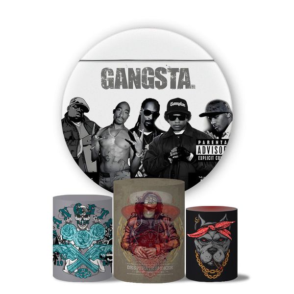 Trio Capas Cilindros + Painel Veste Fácil Gangsta