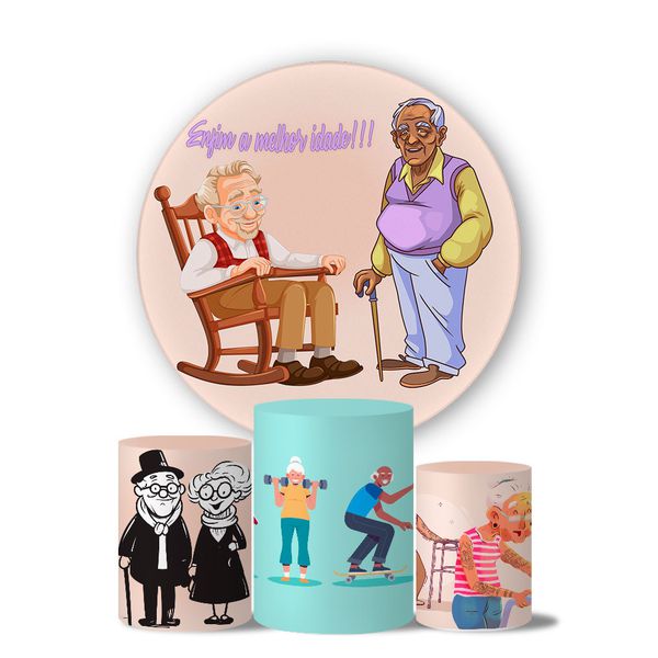 Trio Capas Cilindros + Painel Veste Fácil Melhor Idade