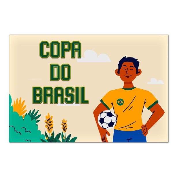 Painel Retangular Horizontal 2,20x1,50 Tema Brasil 4