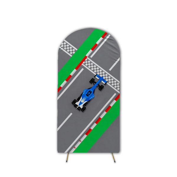  Capa de Painel Romano Veste Fácil C/ Elástico Tema Carro de Corrida 3