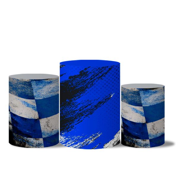 Trio de Capas de Cilindros Veste Fácil C/ Elástico Tema Carro de Corrida 3