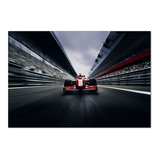 Painel Retangular Horizontal 2,20x1,50 Tema Carro de Corrida