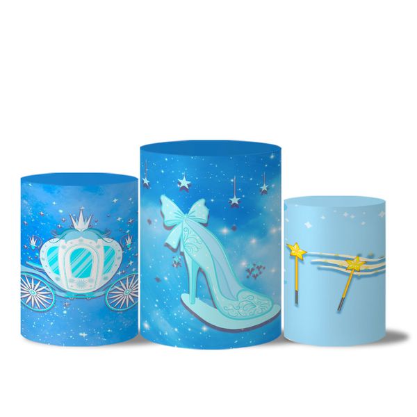 Trio Capas Cilindros Veste Fácil Cinderela Cute 1