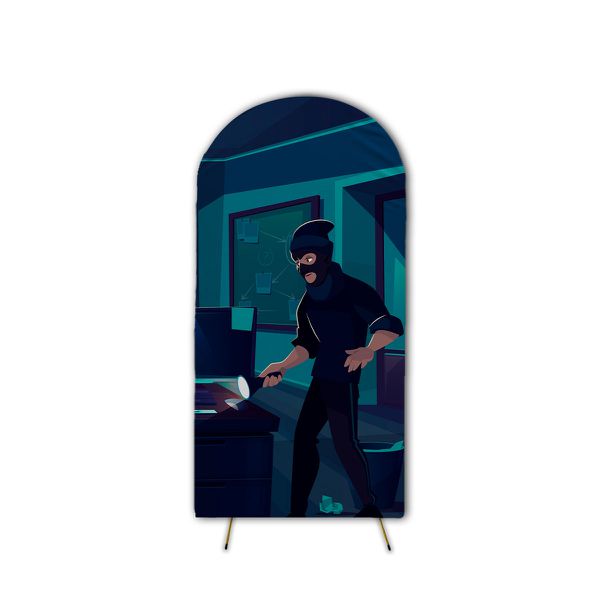  Capa de Painel Romano Veste Fácil C/ Elástico Tema CSI