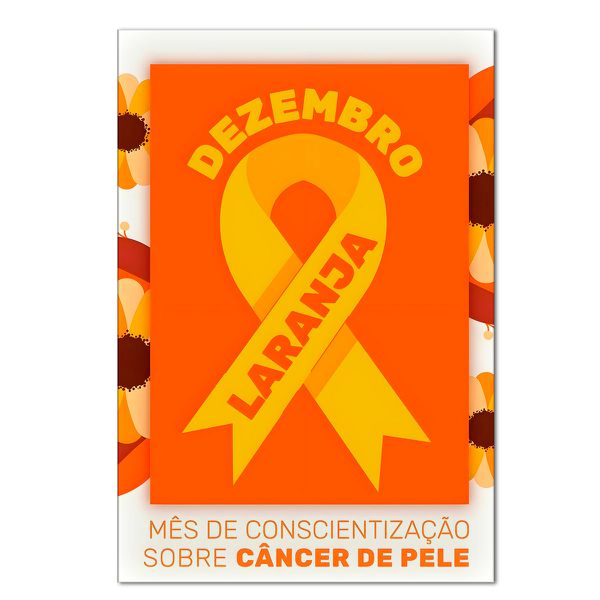 Painel Retangular Passa Varão 1,50x2,20 Tema Dezembro Laranja