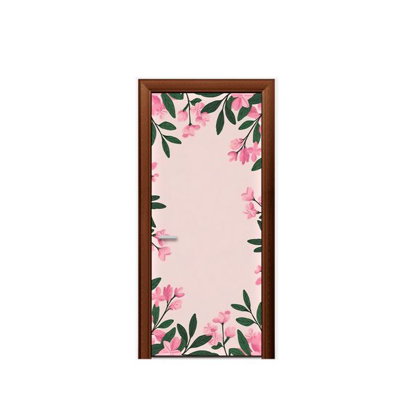 Capa De Porta Veste Fácil Decorativa Tema Floral 17