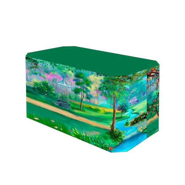 Capa de Mesa Descorativa Veste Fácil Tema Jardim Encantado 9