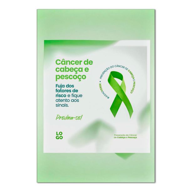 Painel Retangular Passa Varão 1,50x2,20 Tema Julho Verde