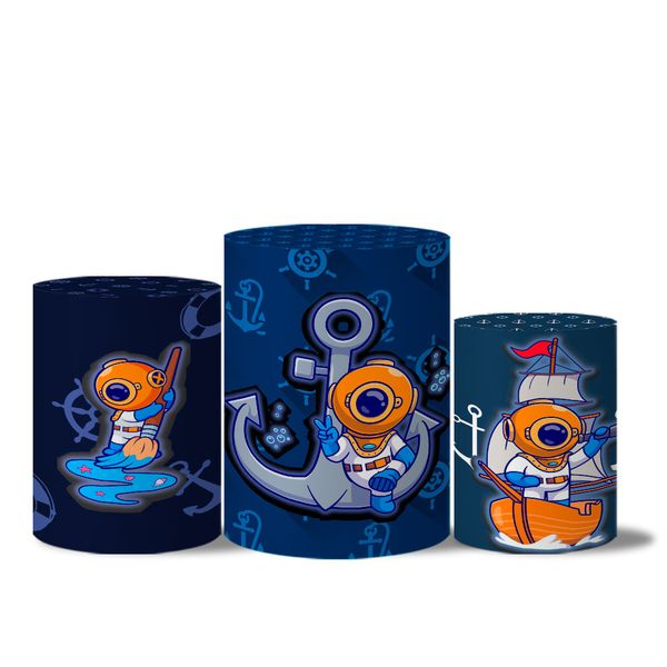 Trio Capas Cilindros Veste Fácil Marinheiro 2