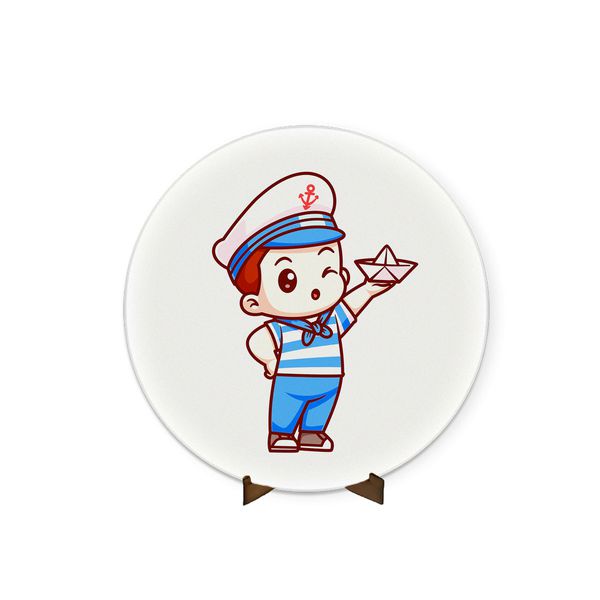 Painel Redondo 50x50 Veste Fácil Marinheiro 2