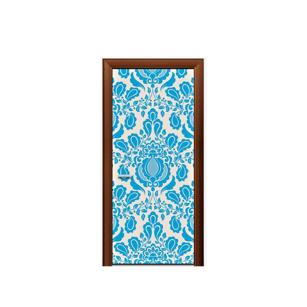 Capa De Porta Veste Fácil Decorativa Tema Realeza Azul 2