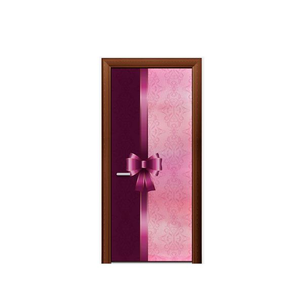 Capa De Porta Veste Fácil Decorativa Tema Realeza Rosa 2