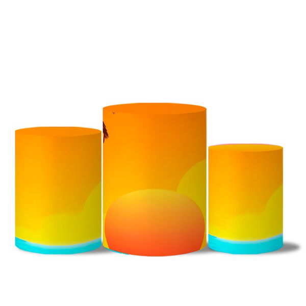 Trio de Capas de Cilindros Veste Fácil C/ Elástico Tema Tardezinha 8