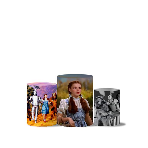 Trio Capas Cilindros Tema O Mágico De Oz