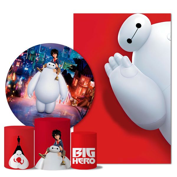 Trio Capas + Painéis Casado Tema Operação Big Hero Veste Fácil