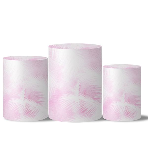 Trio Capas Cilindros Veste Fácil Parabens Rosa