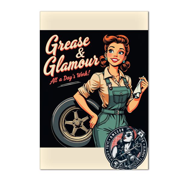 Painel Festa Retangular Pin Up