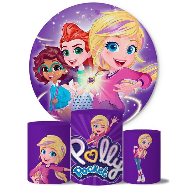 Trio Capas Cilindros + Painel Veste Fácil Polly Poket