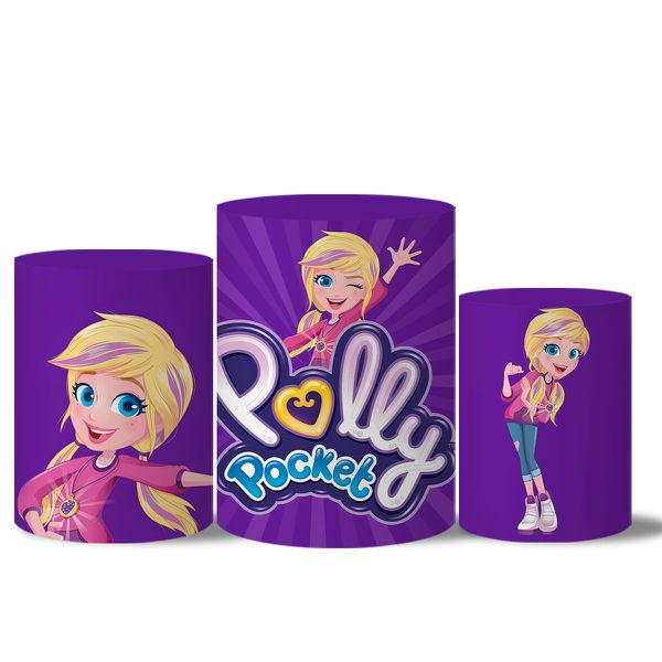 Trio Capas Cilindros Veste Fácil Polly Poket