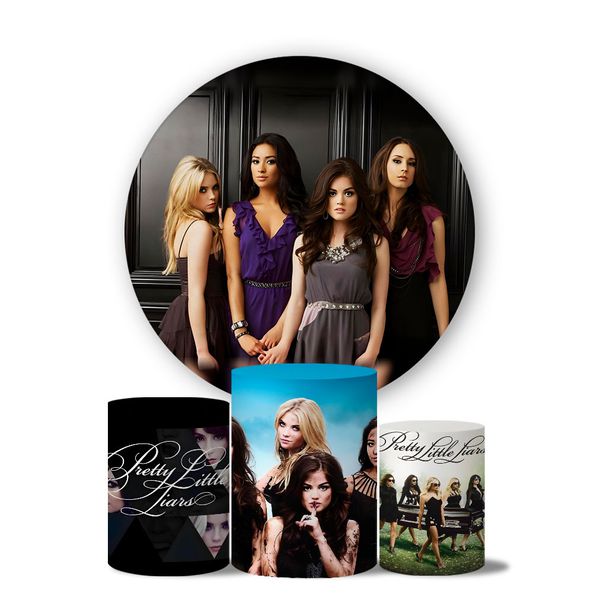 Trio Capas Cilindros + Painel Veste Fácil Pretty Little Liars