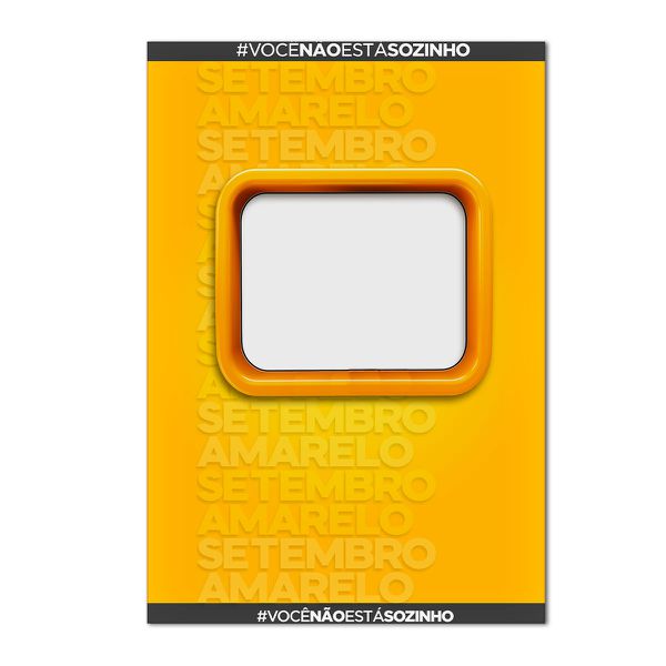 Painel Vazado Retangular Setembro Amarelo