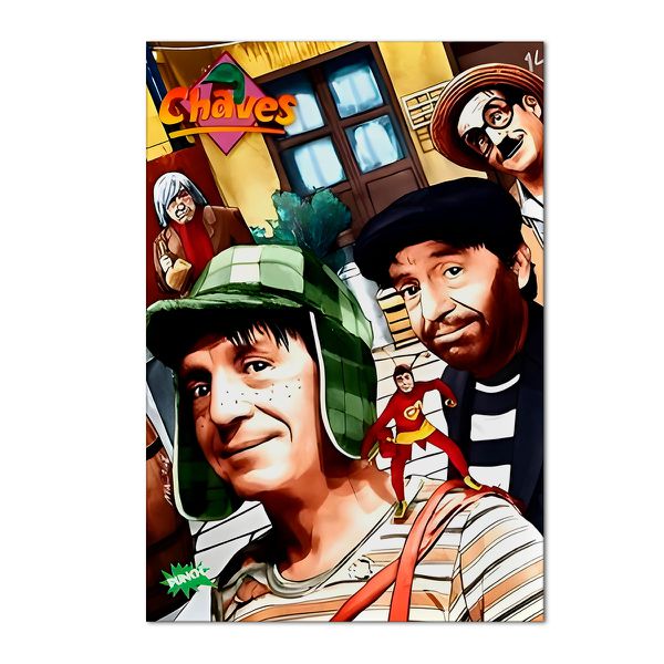 Painel Festa Retangular Turma do Chaves