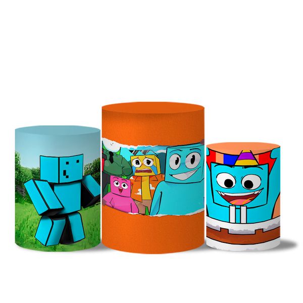 Trio Capas Cilindros Veste Fácil Turma dos Problemas