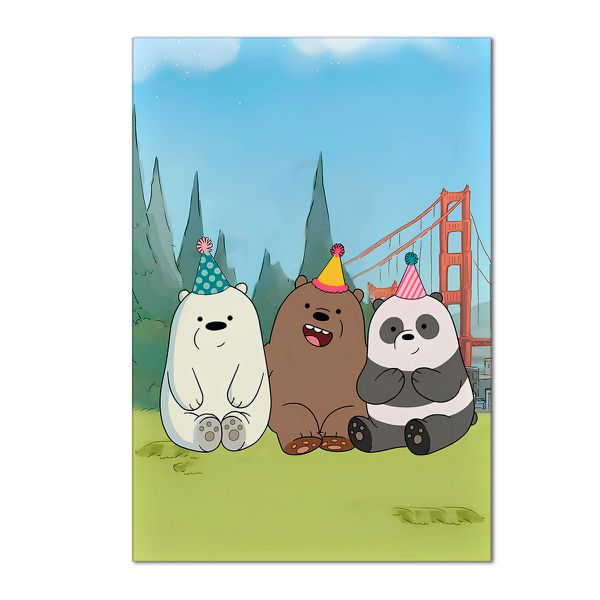 Painel Retangular Passa Varão 1,50x2,20 Urso Sem Curso