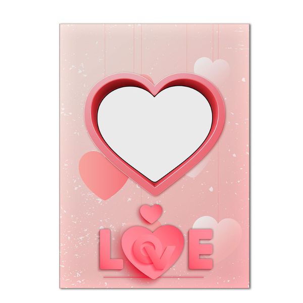 Painel Vazado Retangular Tema Love 1